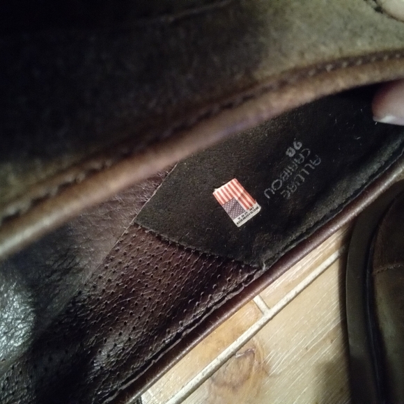 Earth Kalso Allue Caribou Brown Leather Mary Jane Flats Size 9 - Picture 5 of 16